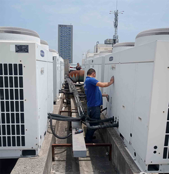 小金中央空调制热和不制冷系统维修方法